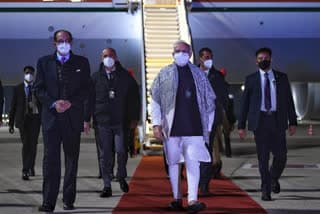 PM Modi lands in Rome for G20 Summit